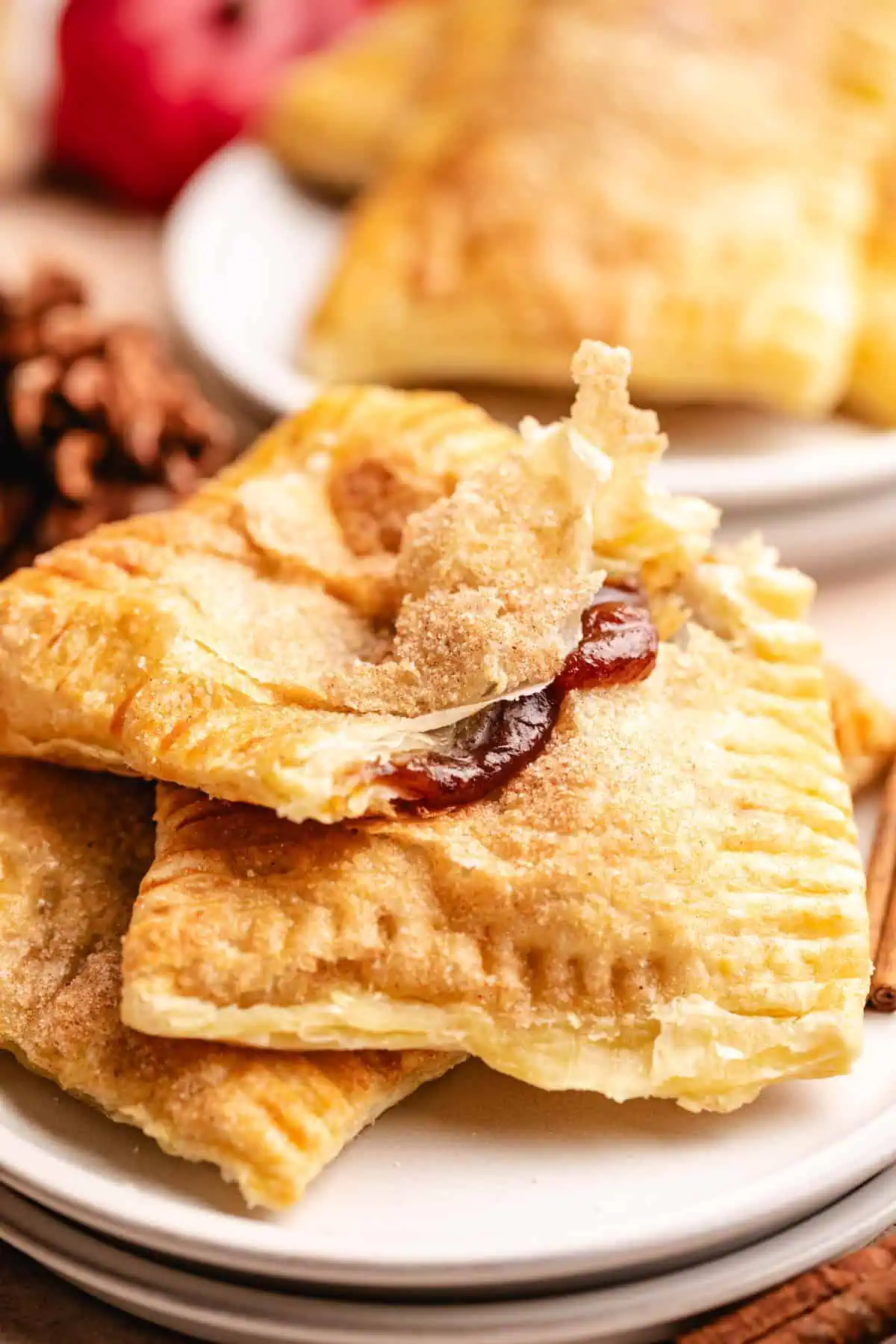 Pumpkin butter hand pies showcasing puff pastry and pumpkin filling.